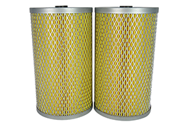 Carbon Steel Fuel Filter 10μm Filtration Paper 15*130*230